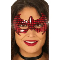 Antifaz de Superheroína Rojo