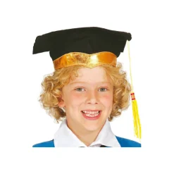 Birrete Graduado Dorado infantil