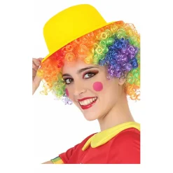 Bombín de Payaso Amarillo Flocado