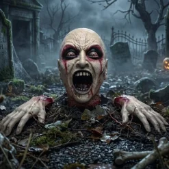 Cabeza y Manos de Zombie