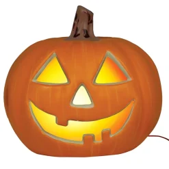 Calabaza Sonriente con Luz
