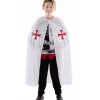Capa de Caballero Medieval Blanca infantil
