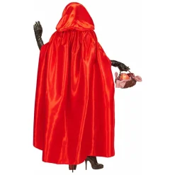 Capa Roja Capucha Raso