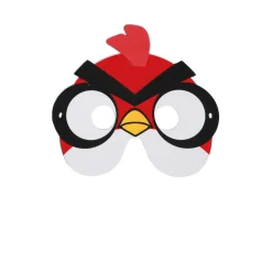 Careta de Pajarito Rojo de Videojuego