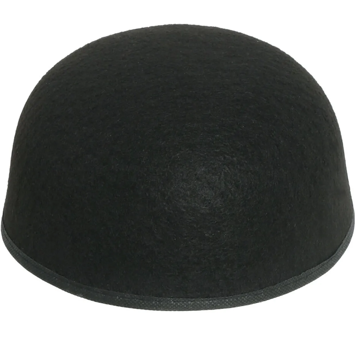 Casquete Negro de Fieltro