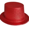 Chistera Roja Purpurina