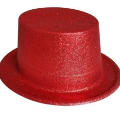Chistera Roja Purpurina