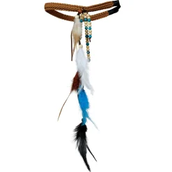 Cinta de India con Plumas