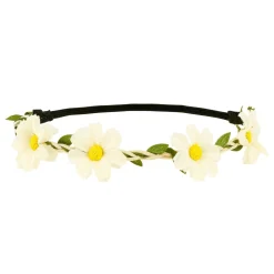 Corona de Flores Blancas Clásica