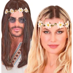 Corona de Flores Blancas Clásica