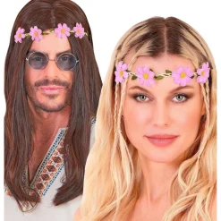 Corona de Flores Lila Clásica