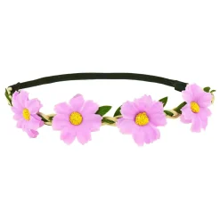 Corona de Flores Lila Clásica