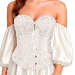 Corset Blanco Palacio con Lazo