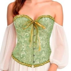 Corset Verde Palacio con Lazo