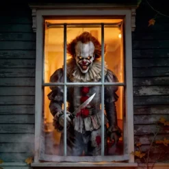Cortina de Payaso Halloween
