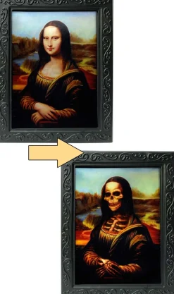 Cuadro Terror Monalisa pequeño