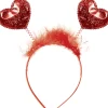 Diadema de Corazones Rojos