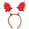 Diadema de Navidad Árboles Rojos