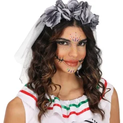 Diadema de Novia Cadáver Gris
