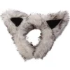 Diadema de Orejas de Lobo Gris