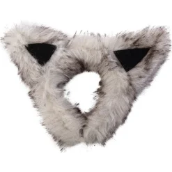 Diadema de Orejas de Lobo Gris