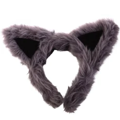 Diadema de Orejas de Lobo Oscuro