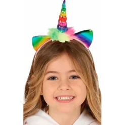 Diadema de Unicornio Multicolor infantil