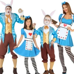 Disfraces en grupo de Alicia y Conejo