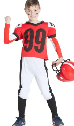 Disfraces en Grupo de Animadoras y Jugadores Rojos