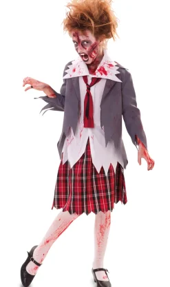 Disfraces en Grupo de Colegiales Zombie