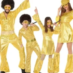 Disfraces en grupo de Disco