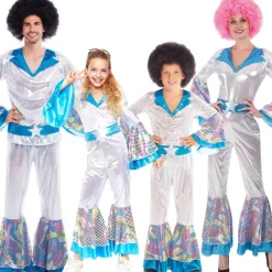 Disfraces en grupo de Disco Abba Deluxe