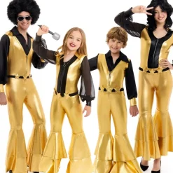 Disfraces en grupo de Disco Oro