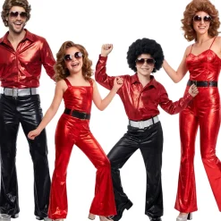 Disfraces en grupo de Disco Show