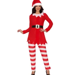 Disfraces en grupo de Elfos Traviesos de Navidad