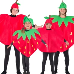 Disfraces en grupo de Frutas Rojas
