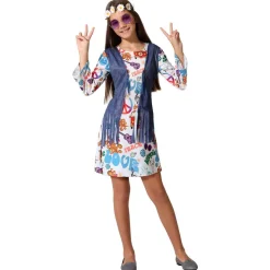 Disfraces en grupo de Hippies Multicolor