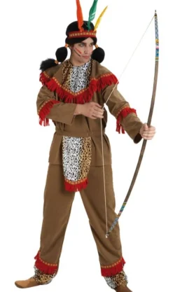 Disfraces en grupo de Indios Comanches