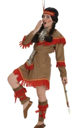 Disfraces en grupo de Indios Comanches