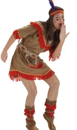 Disfraces en grupo de Indios Comanches