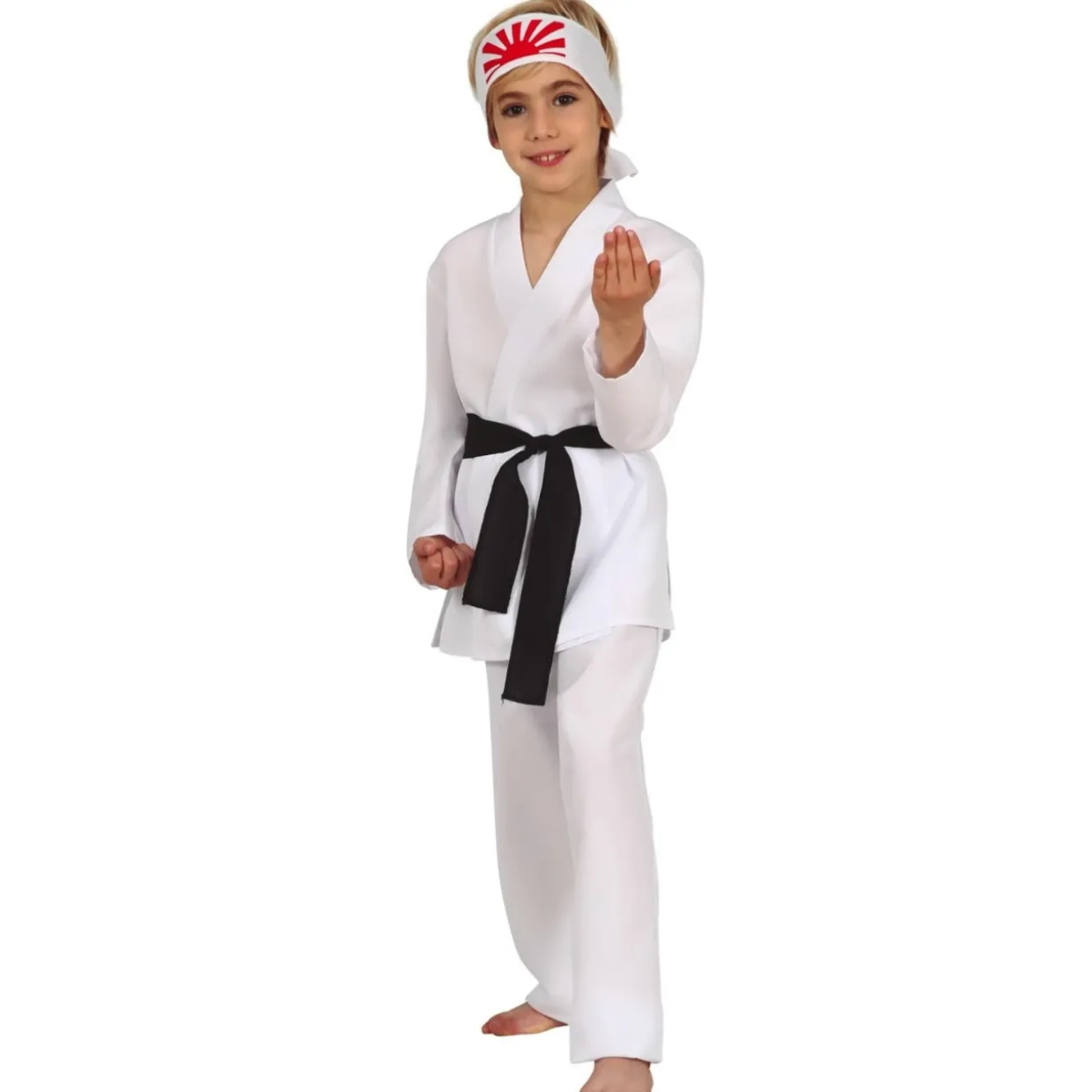 Disfraces en grupo de karate Kid y Cobra Kai
