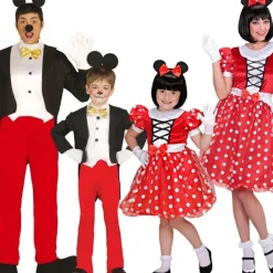 Disfraces en grupo de Mickey y Minnie Mouse