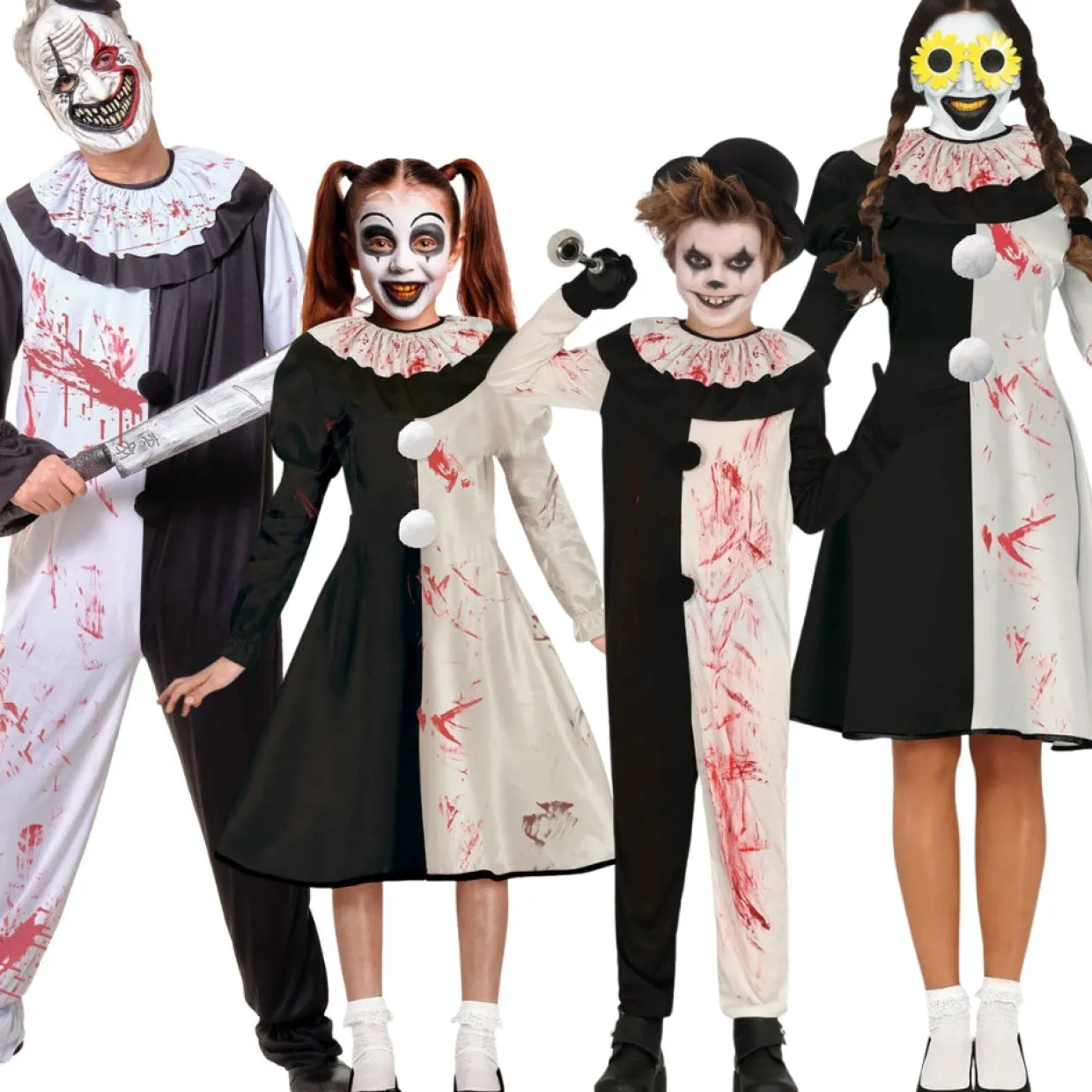 Disfraces en grupo de Payasos Terrifier
