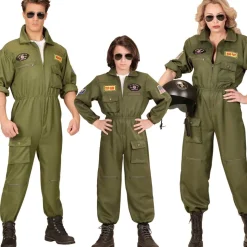 Disfraces en grupo de Pilotos de Combate