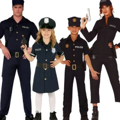 Disfraces en grupo de Policías