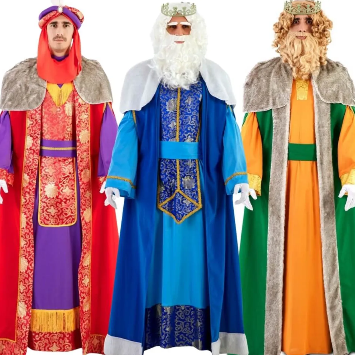 Disfraces en grupo de Reyes Magos Lux