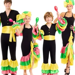 Disfraces en grupo de Rumberos Coloridos
