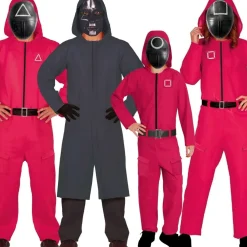 Disfraces en grupo Guardias del Juego del Calamar