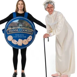 Disfraces en Pareja de Abuela y Caja de Galletas