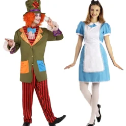 Disfraces en pareja de Alicia y Sombrerero